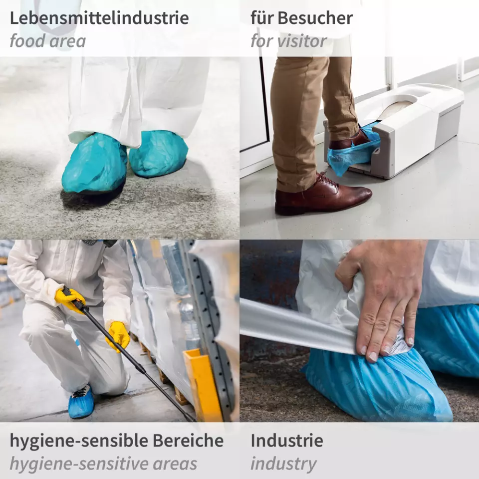 Hygostar 2850H, Hygomat CPE Overshoes, Blue, image 10, gallery thumbnail
