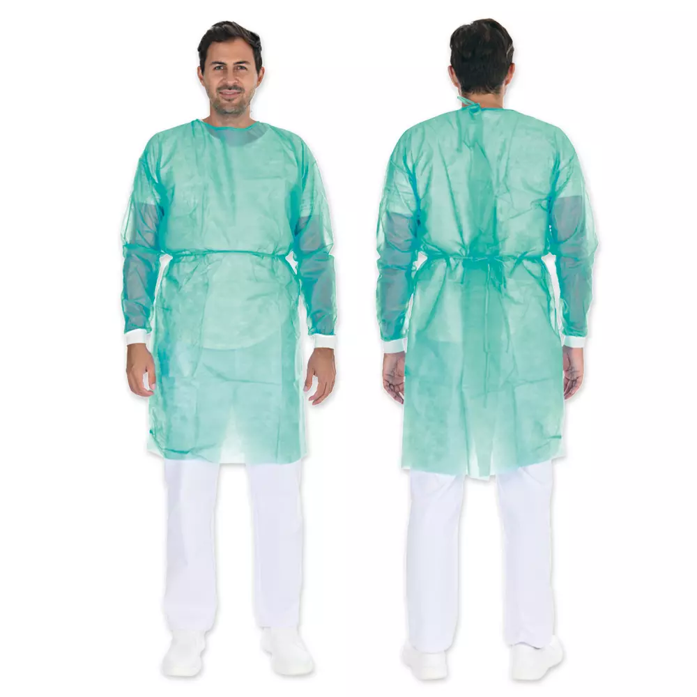 HygoNorm 277166, Eco PP Gowns with Knitted Cuffs, image 1