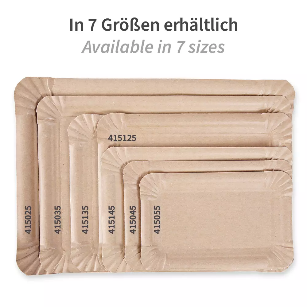 Franz Mensch 415035, Organic Kraft Paper Plates, 180 x 260 mm, FSC®-mix, image 3