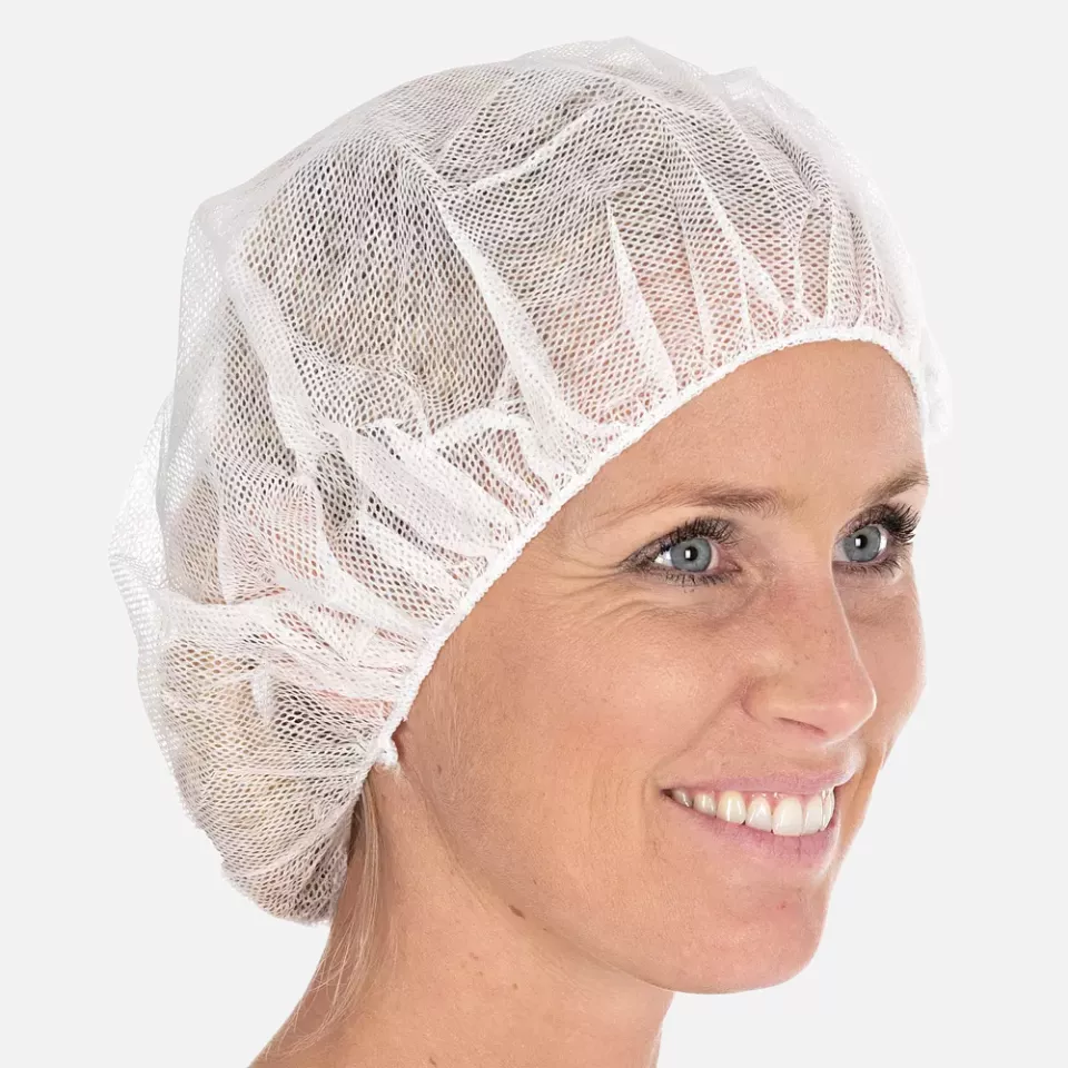 HygoStar 1220, Viscose Bouffant Caps, Perforated, ø 53 cm, White, image 1, gallery thumbnail