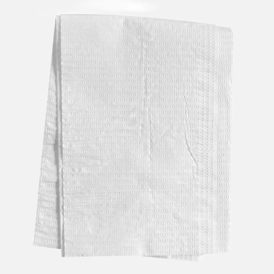 HygoStar 53320, PE-Coated Paper Patient Napkins, White, image 1, gallery thumbnail