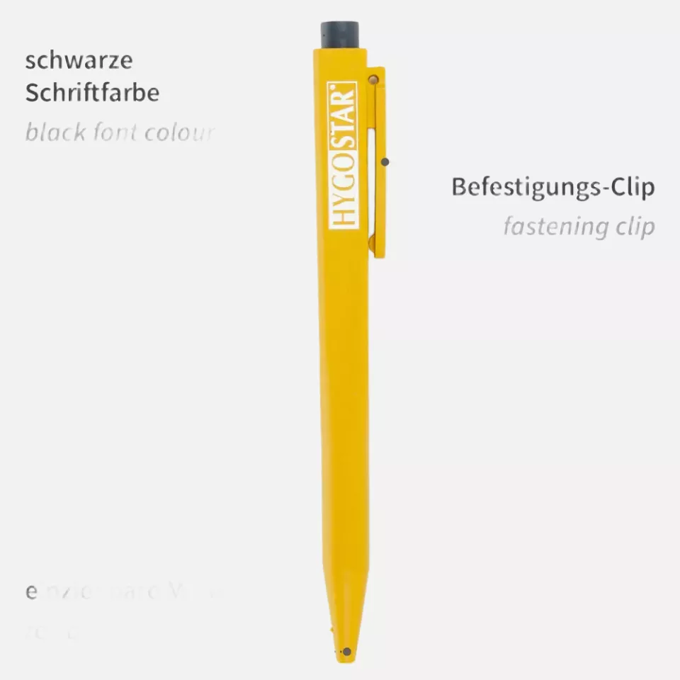 HygoStar 85561, Detectable Plastic Pen Clip, Black, image 3, gallery thumbnail