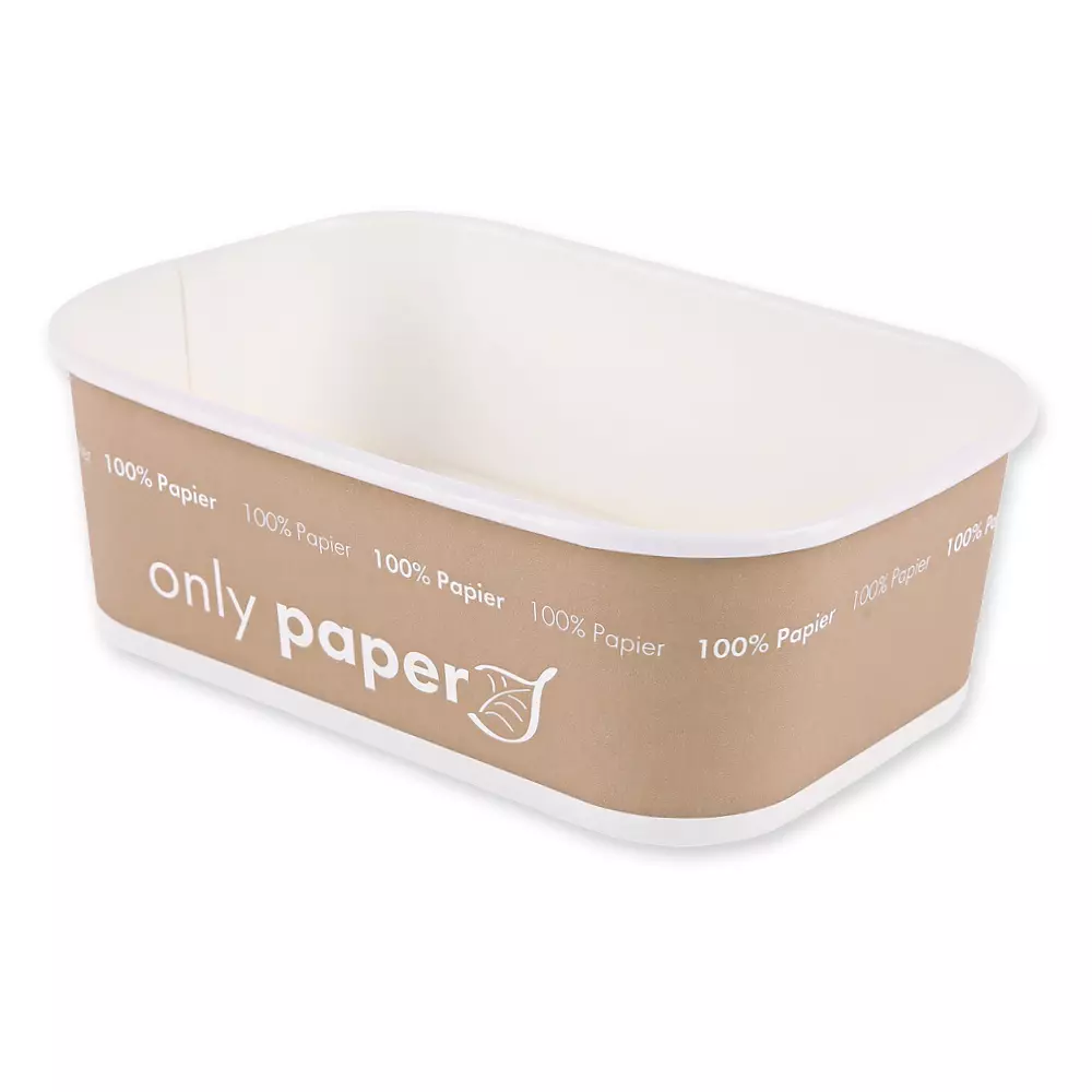 NATUREStar 418475, Organic Takeaway Paperboard Trays, 172 x 120 x 58 mm