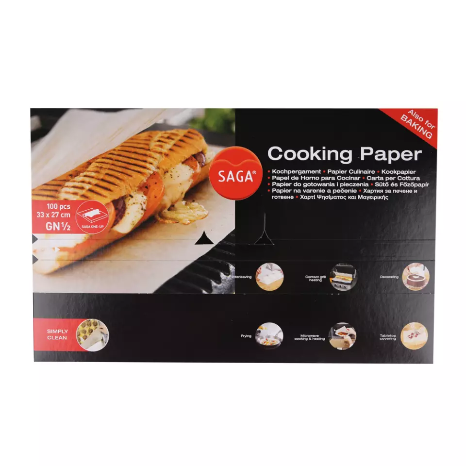 Franz Mensch 38412, Silicone Coated Cooking Parchment Sheets, GN 1/2, image 1, gallery thumbnail