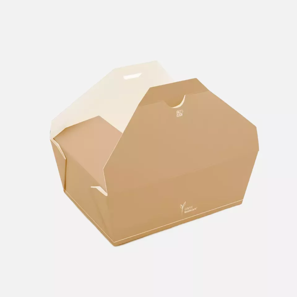 NATUREStar 41528, Carta Organic Paperboard/PE Food Boxes, 162 x 132 x 65 mm, image 1, gallery thumbnail