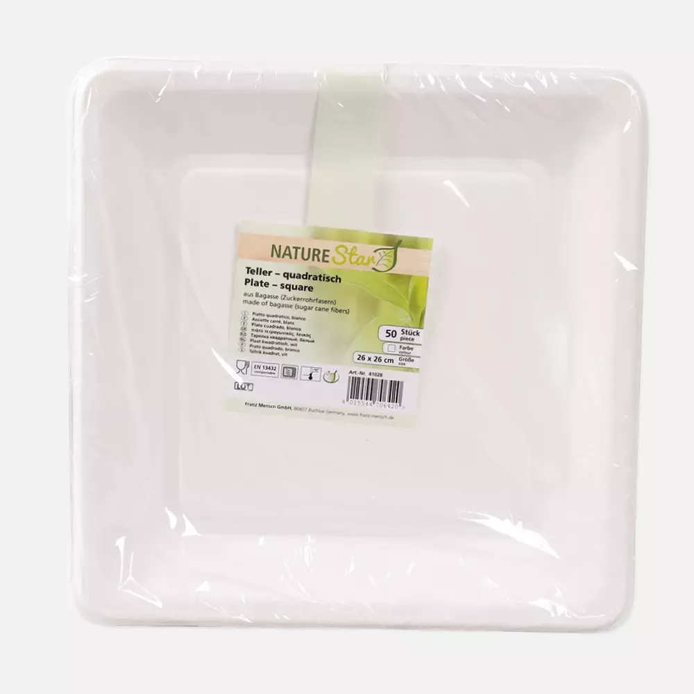 NATUREStar 41028, Bio-Bagasse-Teller, 260 x 260 mm, image 4