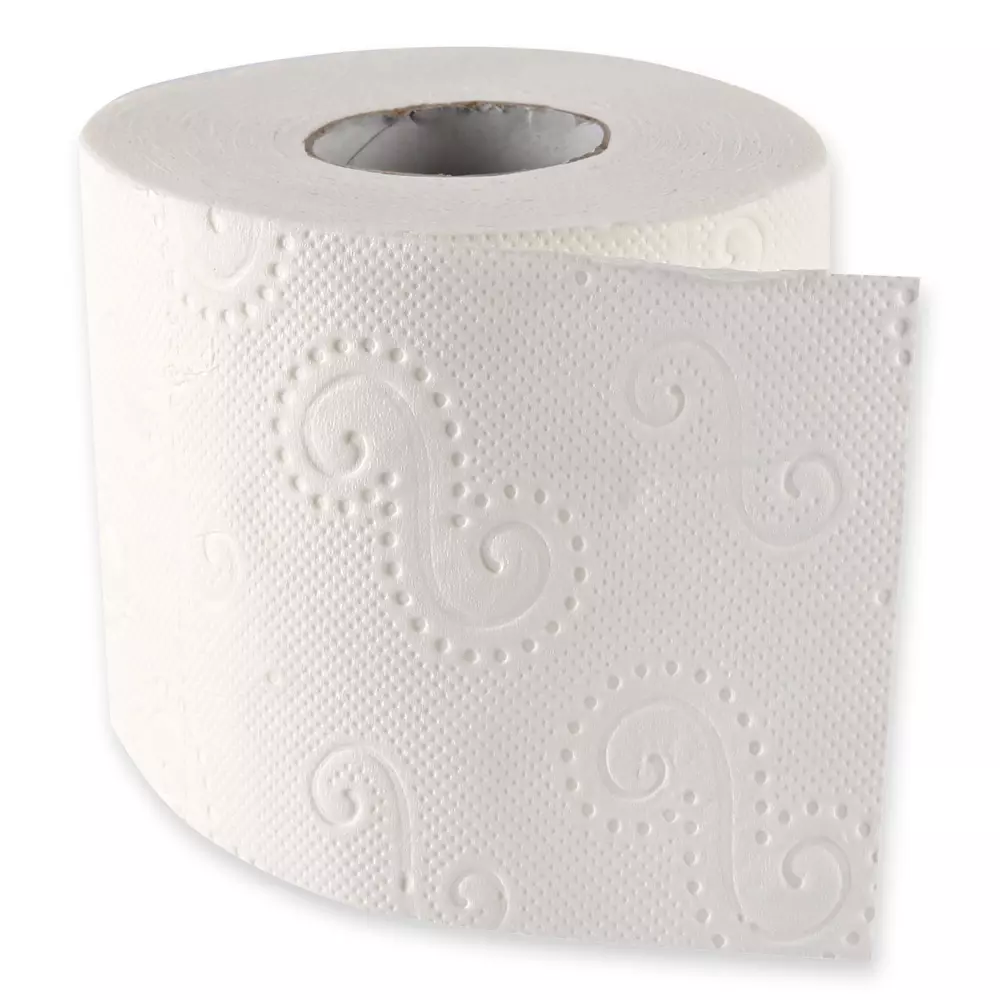 HygoClean 30423, 3-Ply Small Roll Cellulose Toilet Paper, White