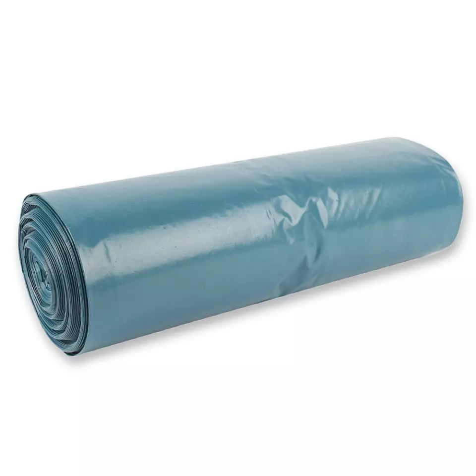 HygoClean 32441, Premium LDPE Waste Bags, 160 l, Blue, Roll
