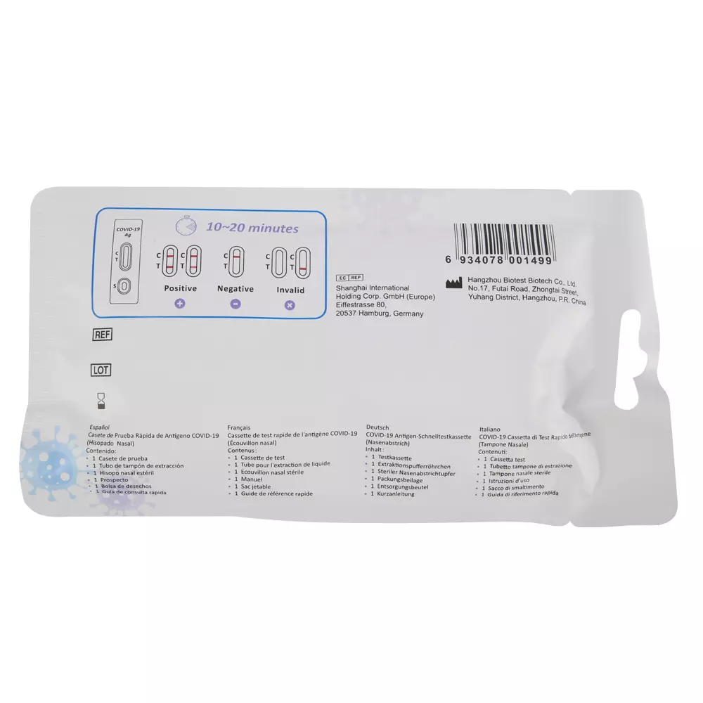 Franz Mensch 315042, RightSign Covid-19 Antigen Rapid Test Cassette, Anterior Nasal, image 4