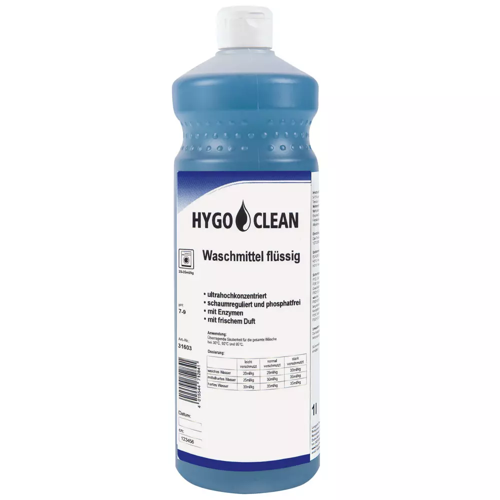 HygoClean 31603, Liquid Laundry Detergent, 1 l, image 1