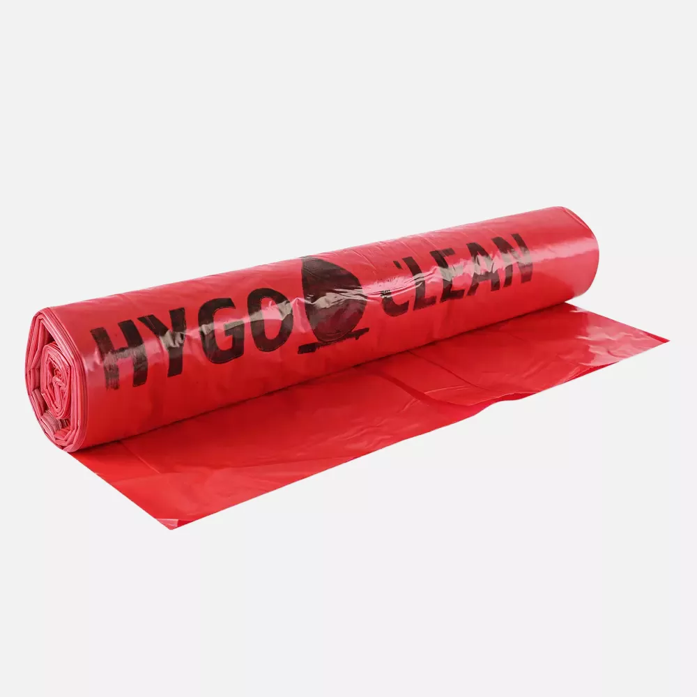 HygoClean 32305, LDPE Waste Bags, Eco, 120 l, Red, on Roll, image 2