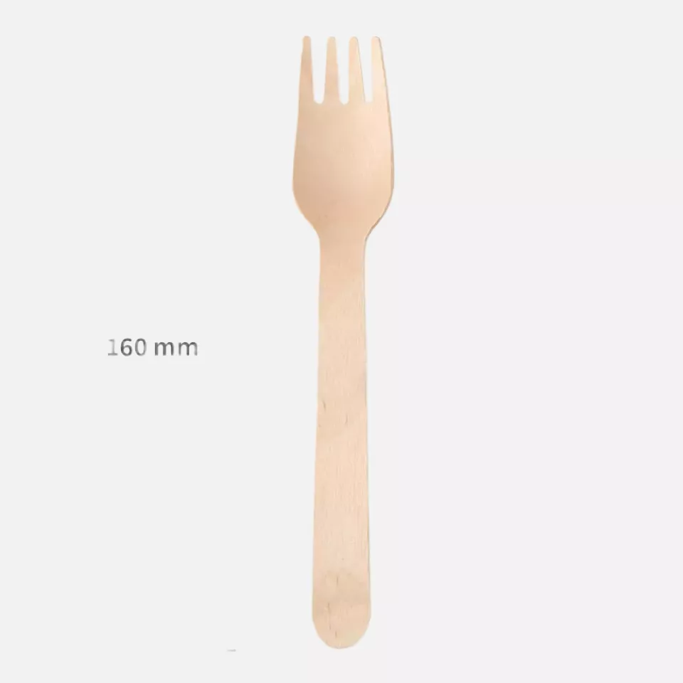 NATUREStar 388601, Organic Wood Cutlery Sets, Fork, FSC® 100%, image 3, gallery thumbnail