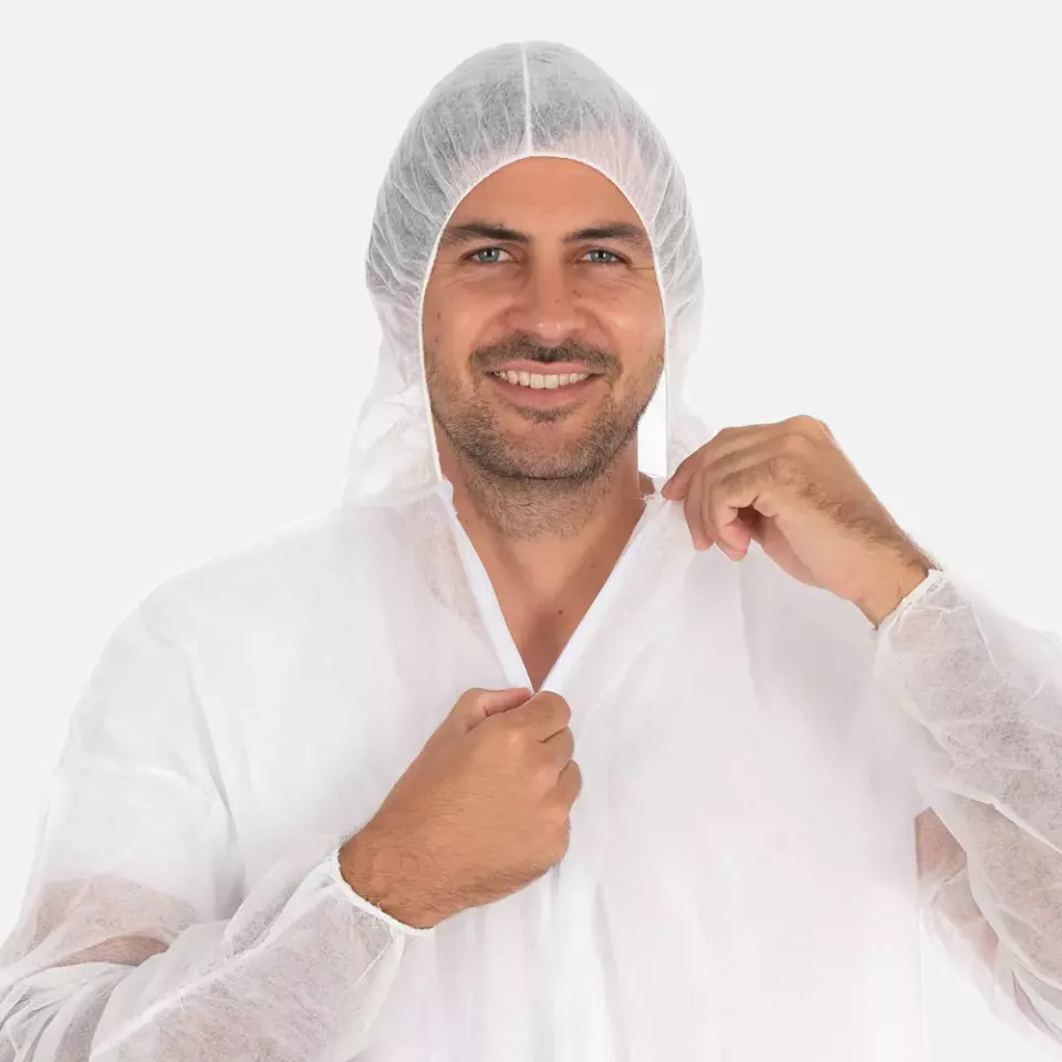 HygoNorm 276799, Eco PP Coveralls with Hood, image 3, gallery thumbnail