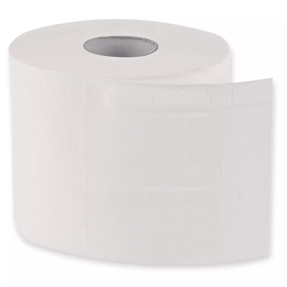 HygoClean 304235, 3-ply Cellulose Toilet Paper, Small Roll, Bright White