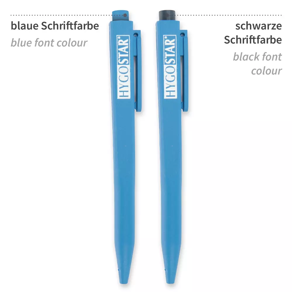 HygoStar 85563, Retractible Detectable Plastic Pen Clip, Blue, image 2