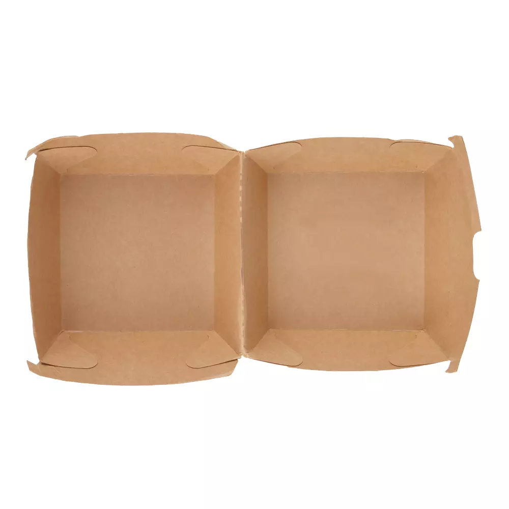 NATUREStar 417411, Organic Hamburger Boxes, 105 x 85 mm, Kraft Paper/PE, FSC®-mix, image 3