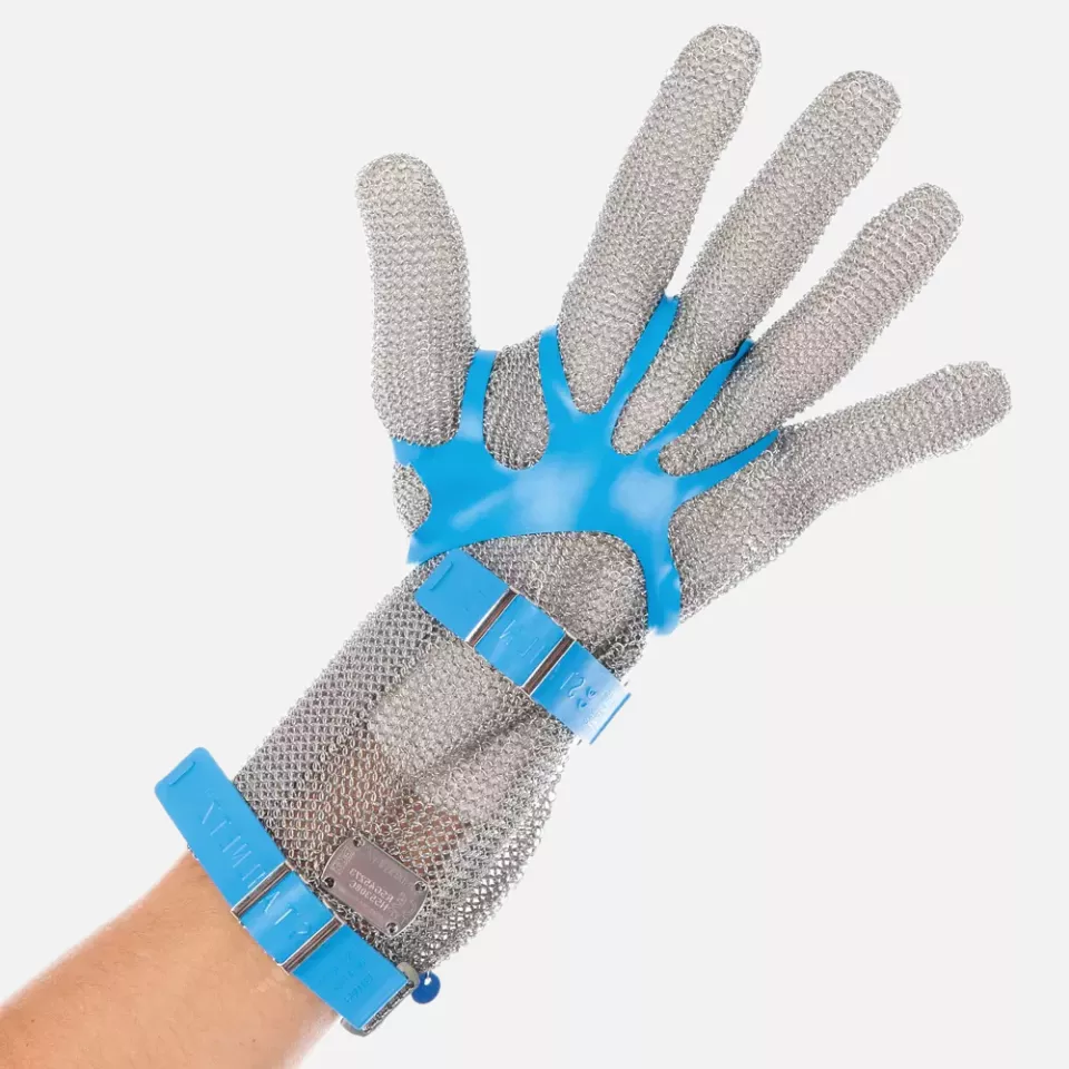 HygoStar 33513, Chainmesh Cuff Glove, Stainless Steel, image 1, gallery thumbnail