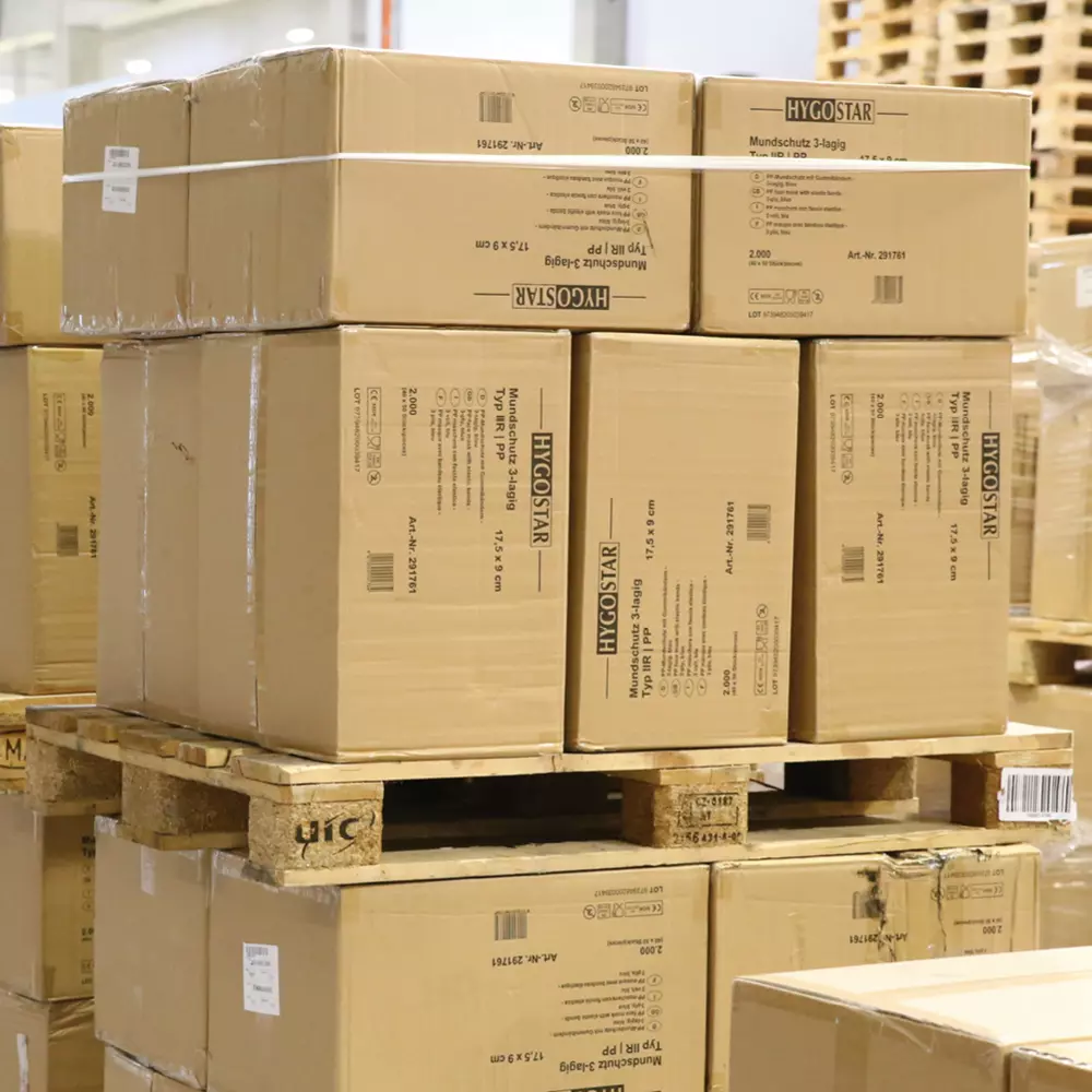 Franz Mensch 953011, Sanstrap® eco PE Stretchbands, for Pallet Securing, on Roll, Transparent, image 3