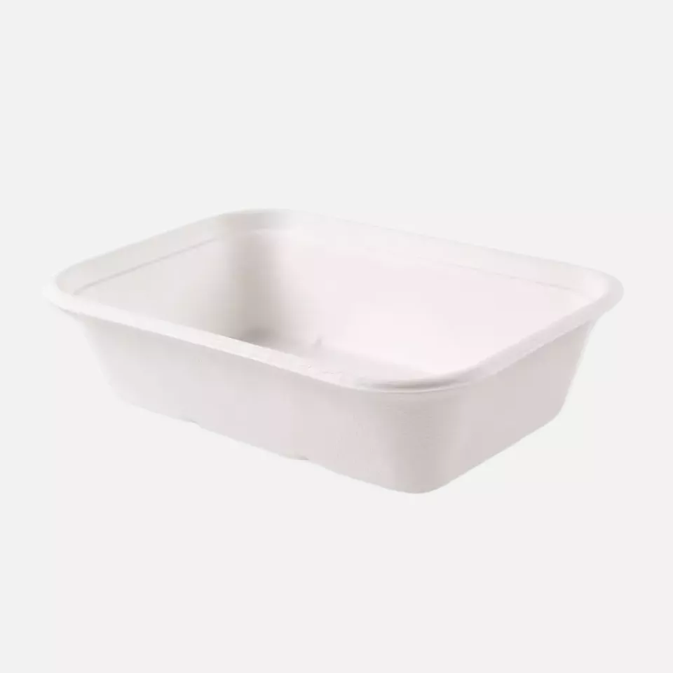 NATUREStar 41172, Puro Organic Bagasse Trays, 212 x 140 x 55 mm, 1000 ml, image 1, gallery thumbnail