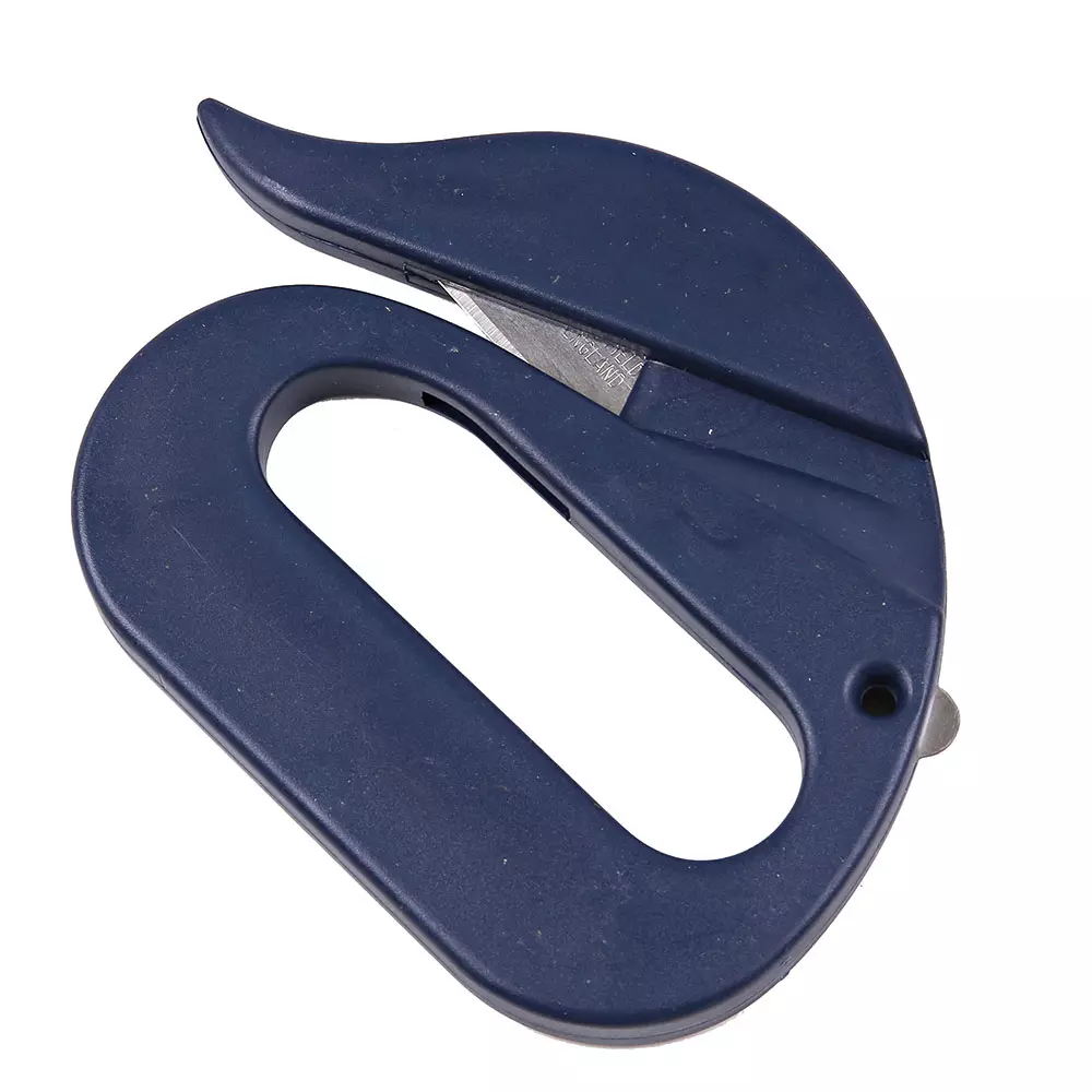Hygostar 85465, Disposable Plastic Safety Knife, Grip Hole, Detectable, image 1