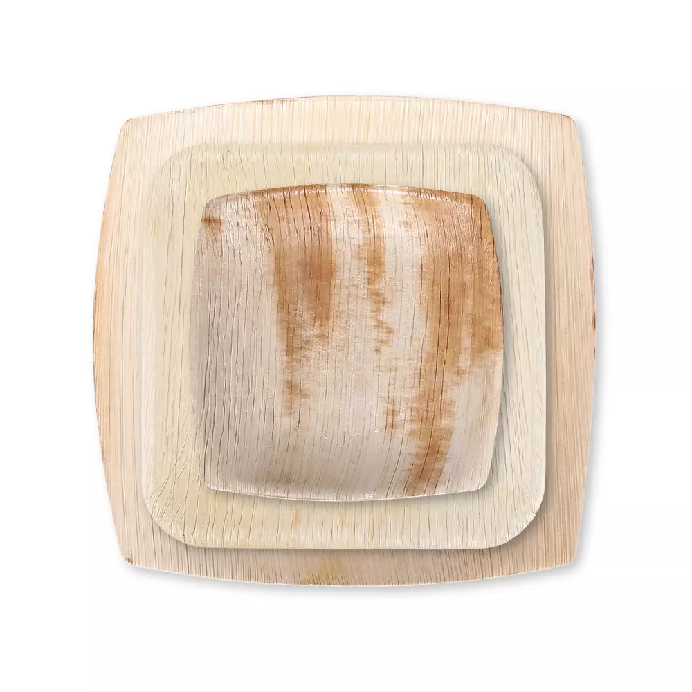 Franz Mensch 410627, Bio-Palmblatt-Teller, 240 x 240 mm, Quadratisch, image 3