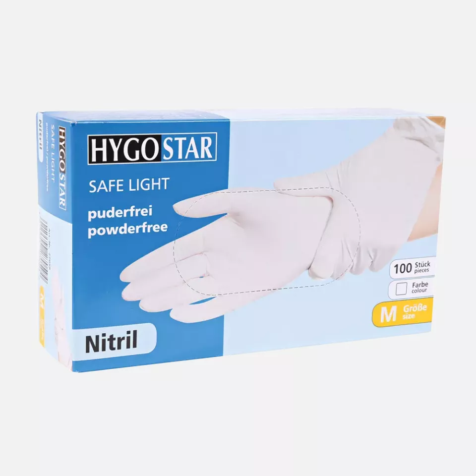 HygoStar 27009, Safe Light Nitrile Gloves, Powder-Free, image 5, gallery thumbnail