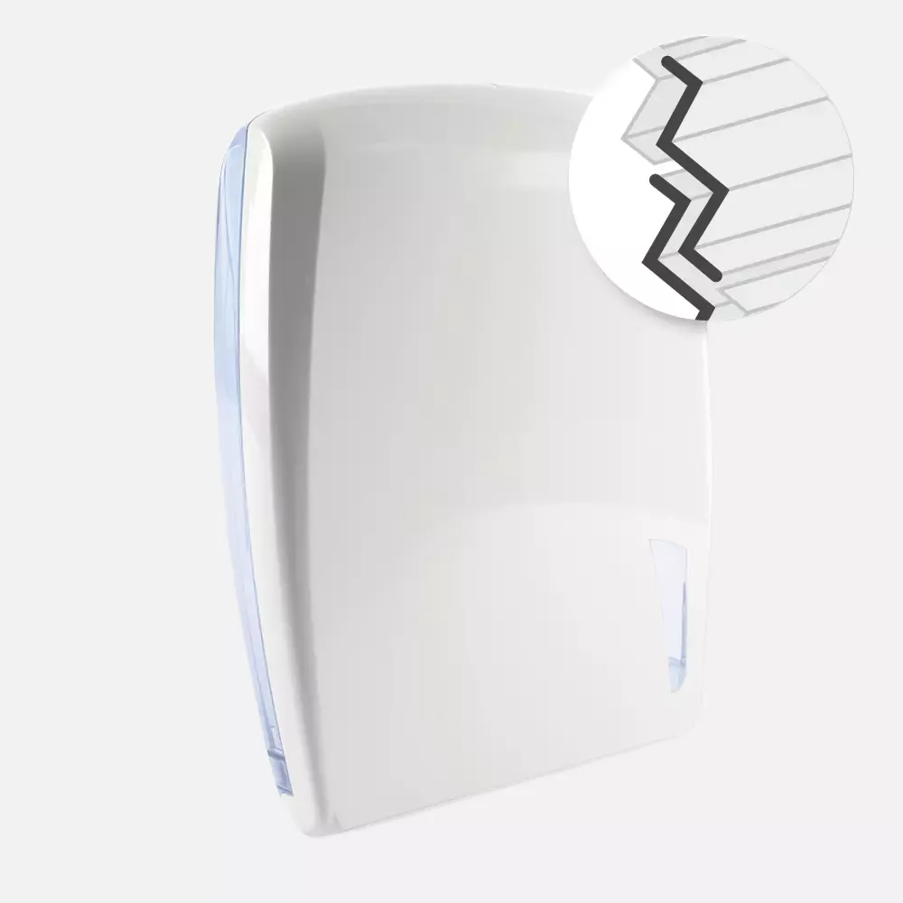 Franz Mensch 888362, Kompakt Plastic Interfold Paper Towel Dispenser, image 1