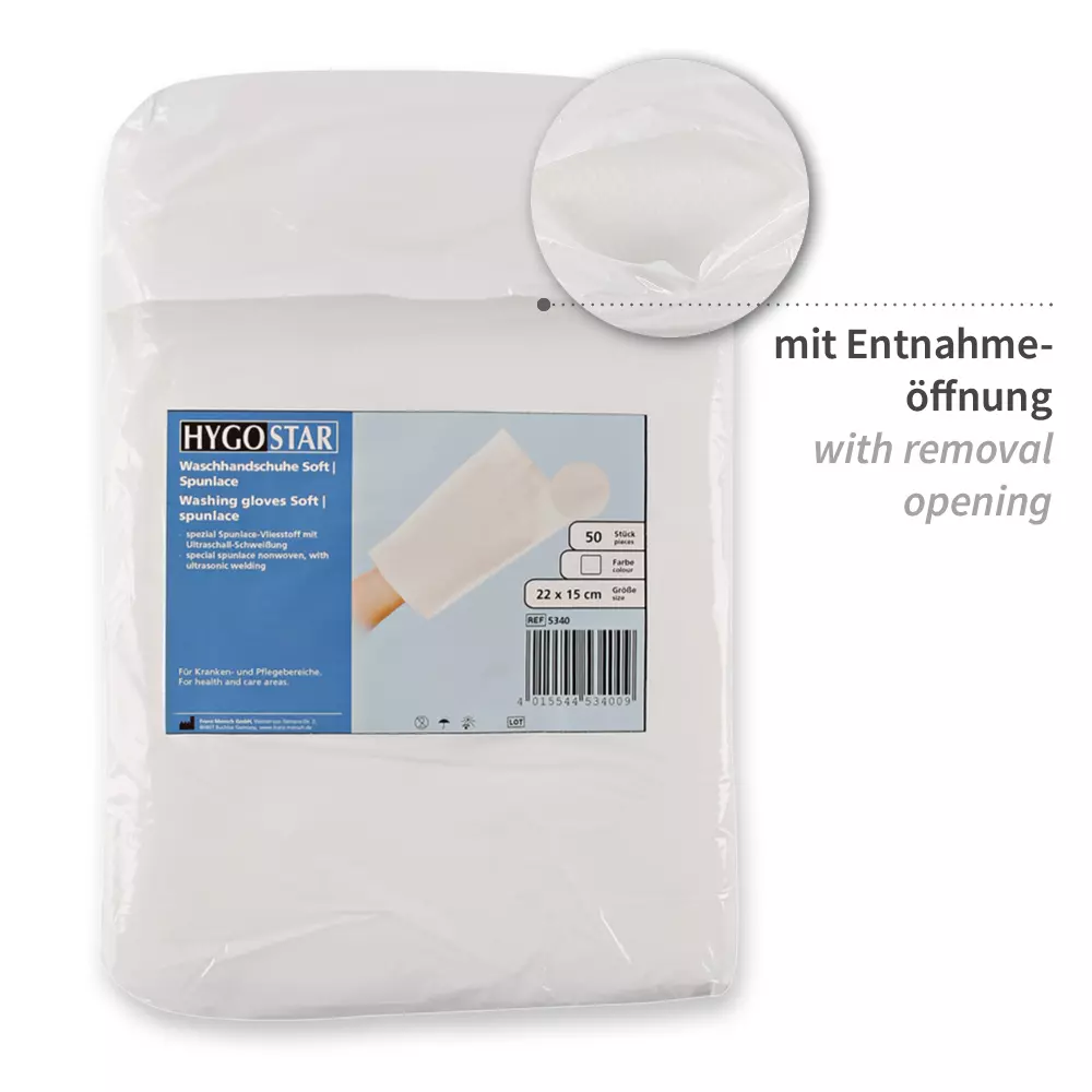 Hygostar 5340, Soft Spunlace Washing Gloves, image 7