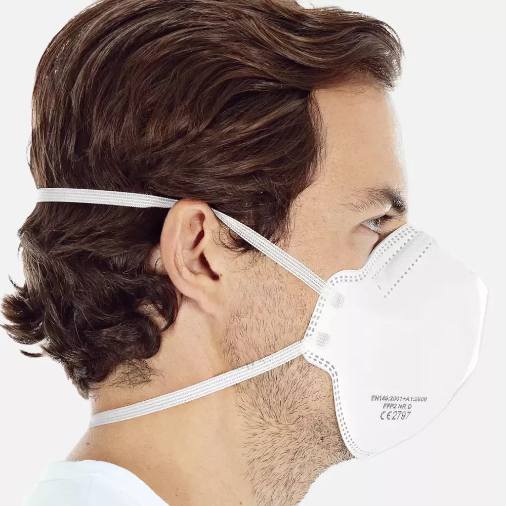 HygoStar 29330P, FFP2 NR Respirators, Vertically Foldable, With Valve, PP, Economy Pack, image 3