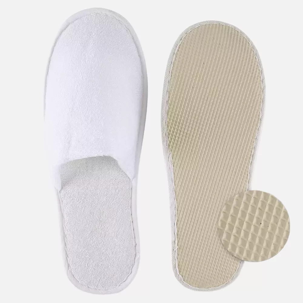 HygoNorm 55516, Classic Polyester Slippers, Closed, White, image 2