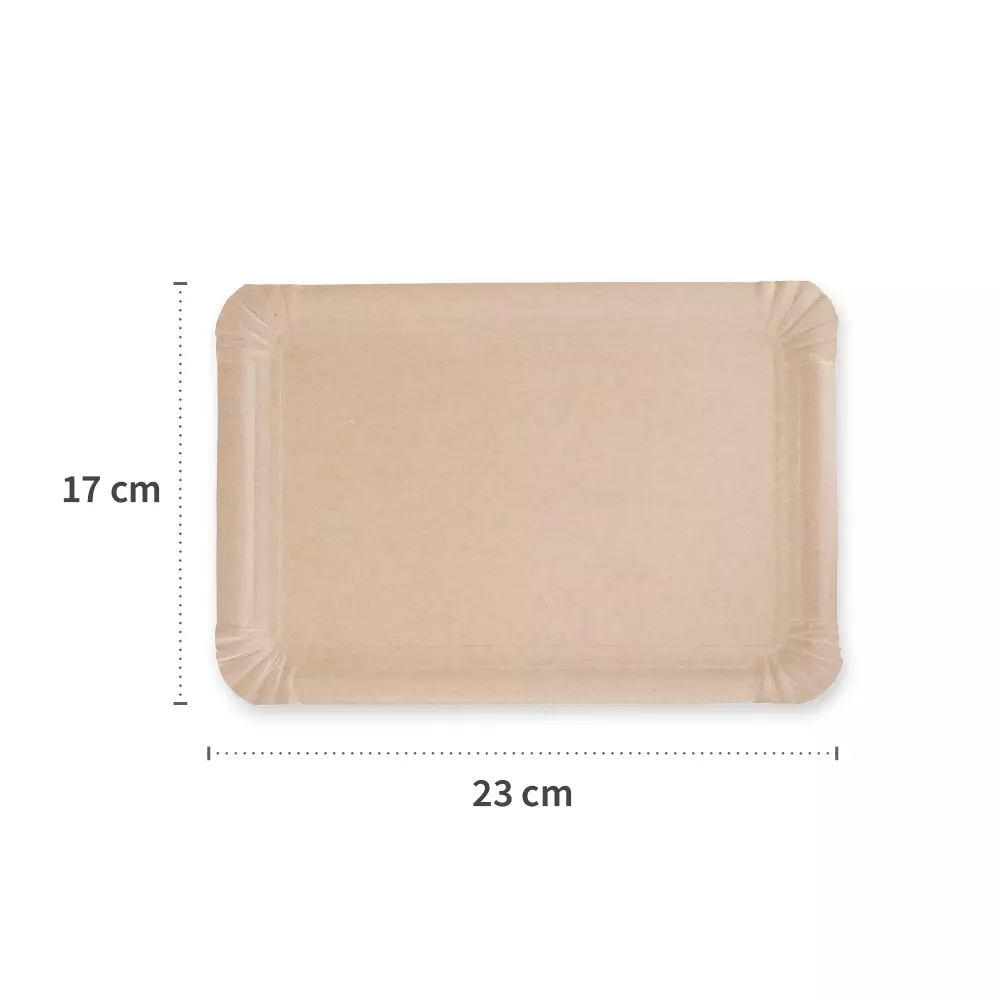 Franz Mensch 415135, Kraft Paper Plates, Organic, FSC®-mix, 170 x 230 mm, image 2