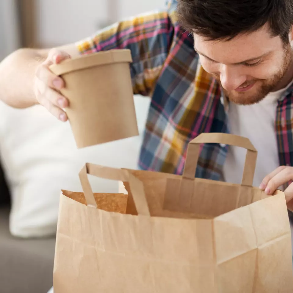 NATUREStar 416250, Minestrone Organic Soup Cups, 500 ml, ø 97 mm, 96 mm, Kraft Paper/PLA, image 2, gallery thumbnail