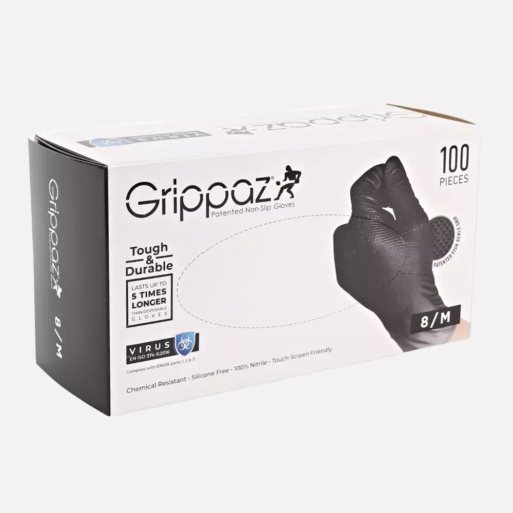 Franz Mensch 2708089, Power Grip Light Nitrilhandschuhe, puderfrei, image 3