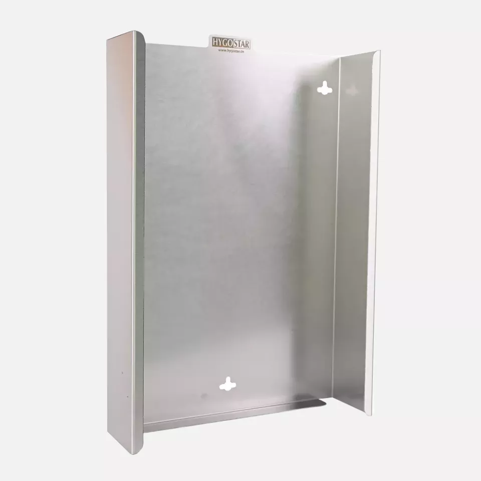 HygoStar 889372, Power Grip Long Glove Dispenser, Stainless Steel, image 1, gallery thumbnail