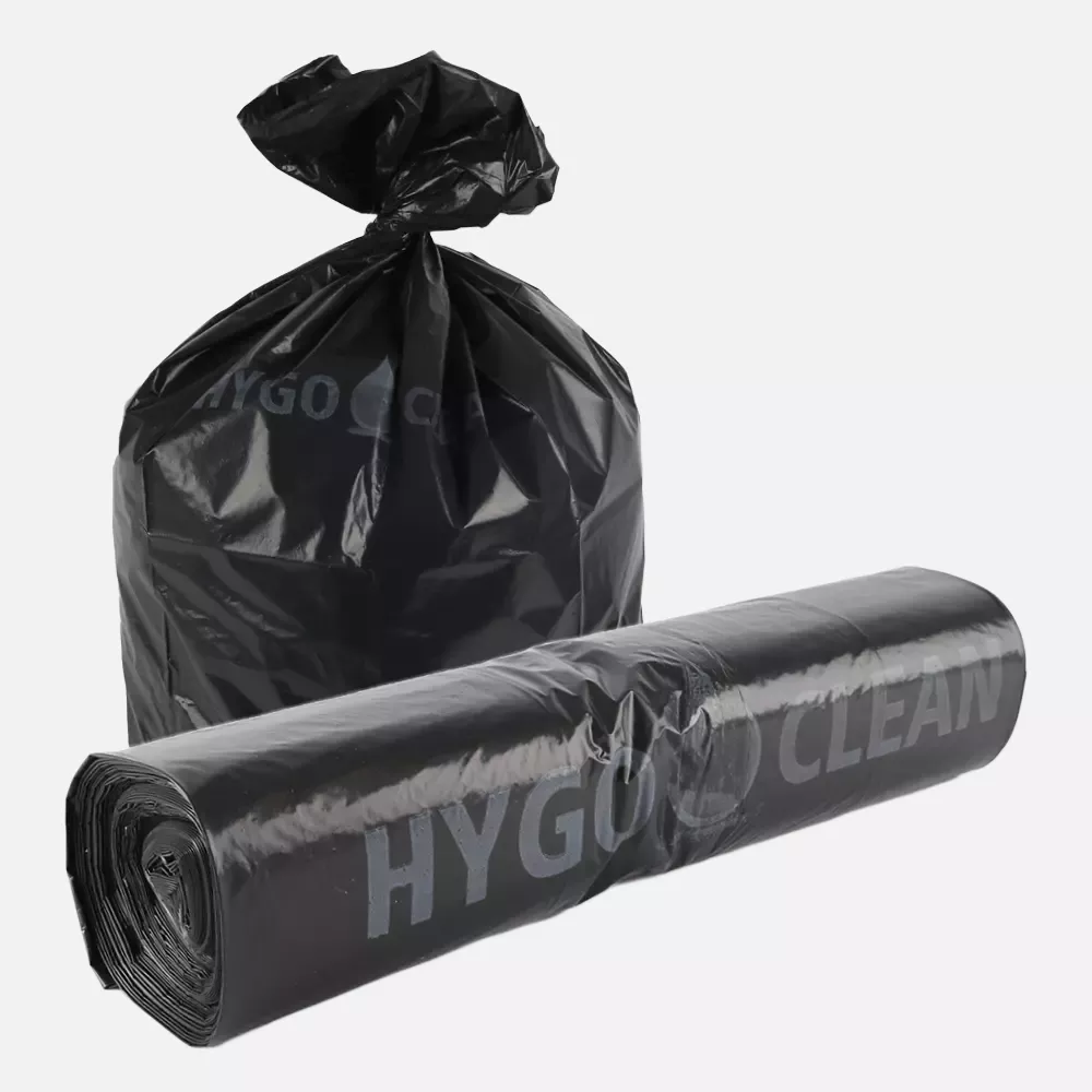 HygoClean 32313, Light LDPE Waste Bags, 240 l, Black, Roll, image 2