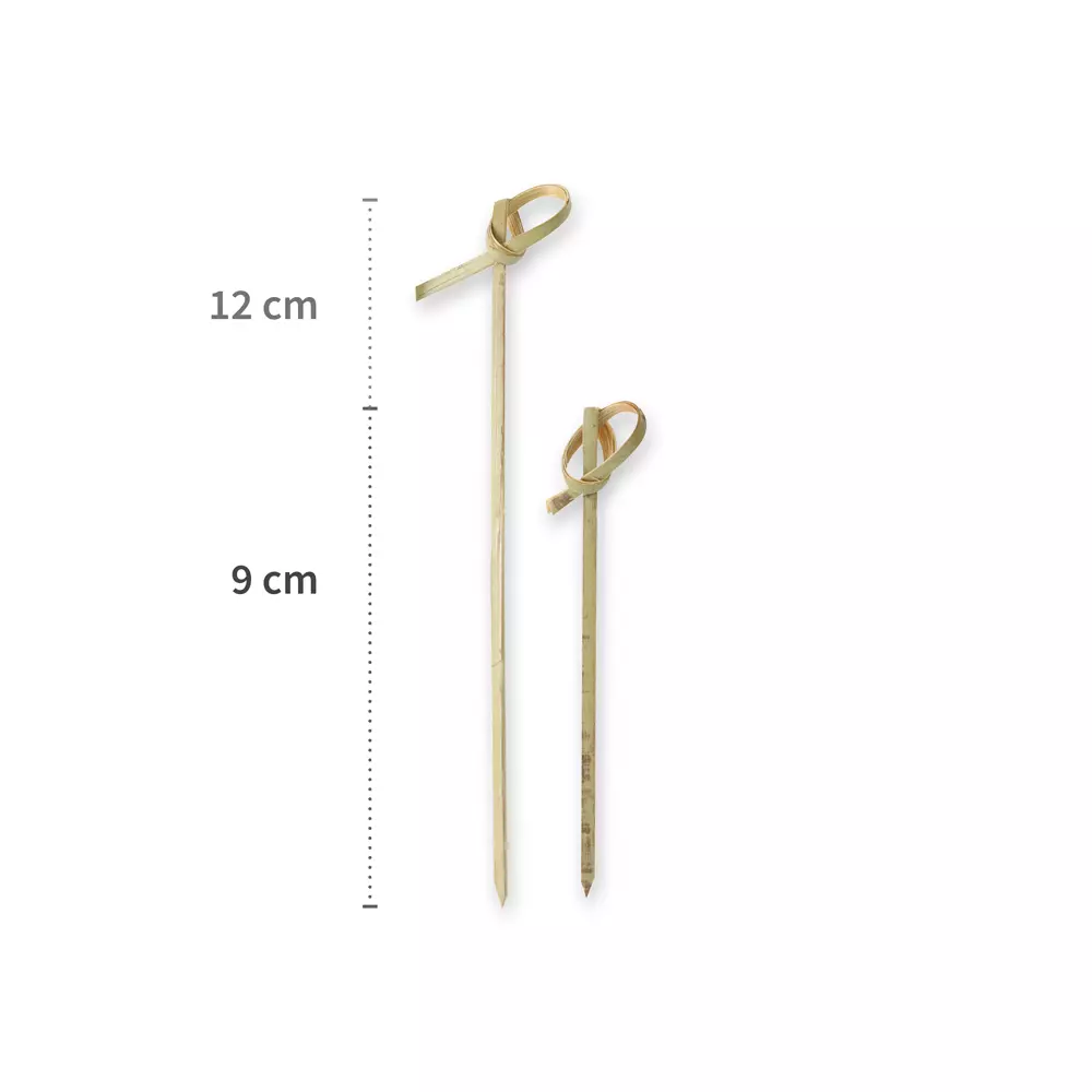 NATUREStar 389661, Loop Organic Bamboo Fingerfood Skewers, 90 mm, Natural, image 2