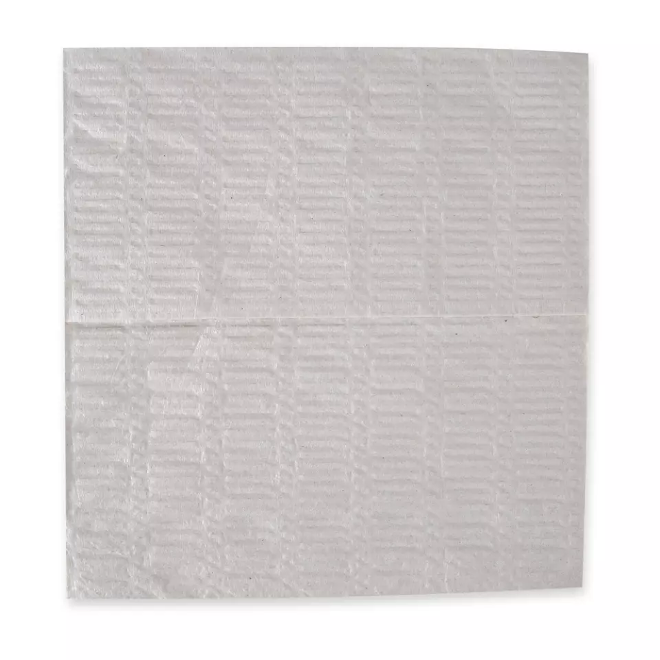 HygoClean 317480, Recycled Paper Cleaning Cloths, 3-ply, Pleated, Nature, image 1, gallery thumbnail