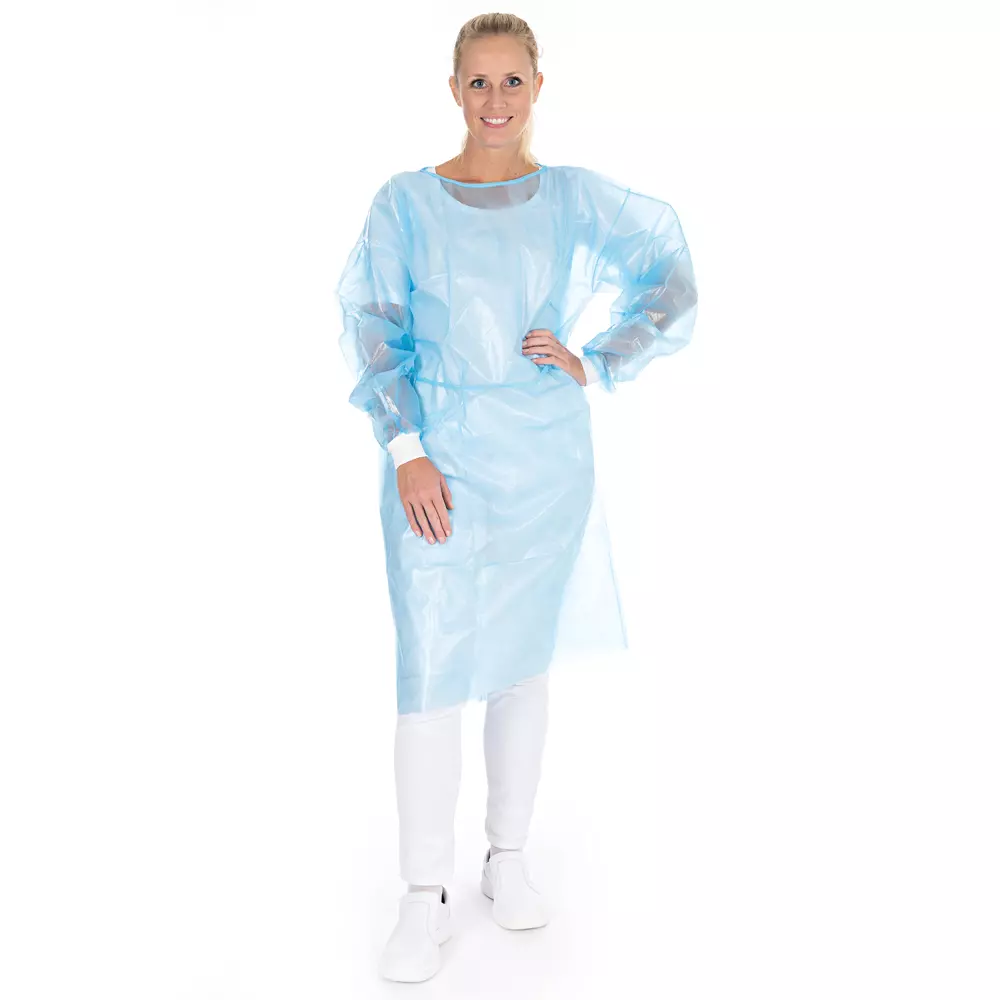 HygoStar 27776, PP/PE Gowns with Neck Ties, Partly Laminated, image 5
