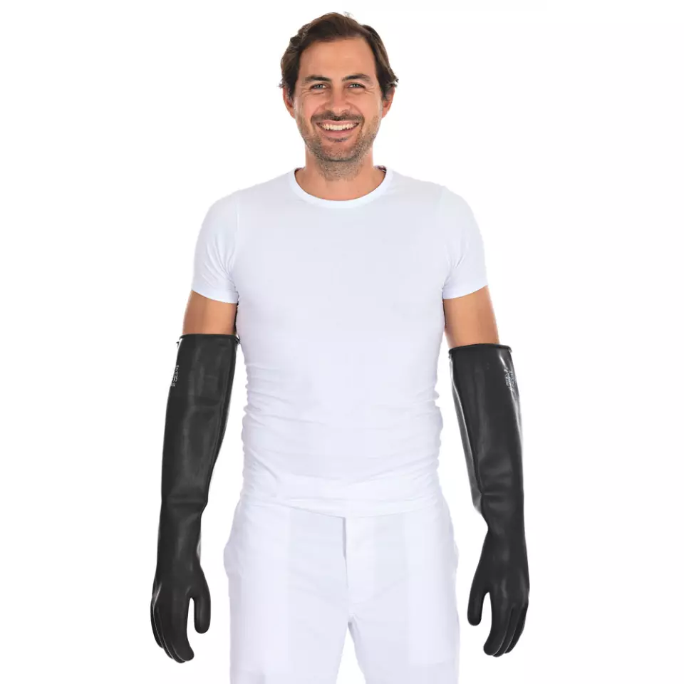 Franz Mensch 259021, Arbeits-Chemikalienschutz-Latexhandschuhe, image 1, gallery thumbnail