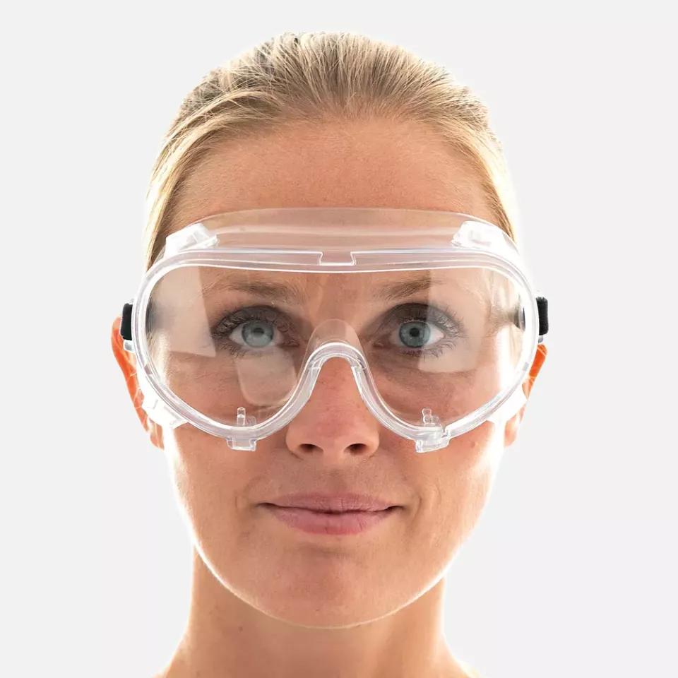 HygoStar 8510, Full View Ventilated PVC Safety Goggles, Transparent, image 3, gallery thumbnail