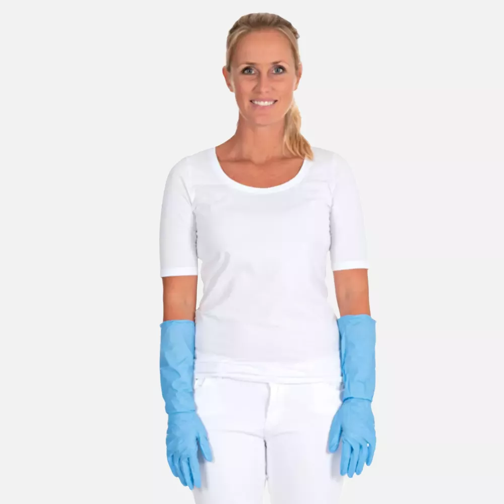 HygoStar 270031, Extra Safe Superlong Nitrile Gloves, Powder-free, image 2