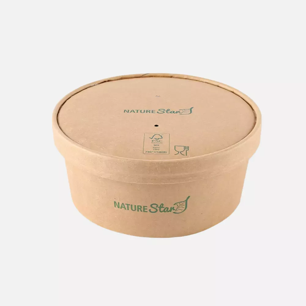 NATUREStar 417115, Caesar Organic Lids, ø 150 mm, kraft paper/PE, FSC®-mix, image 5