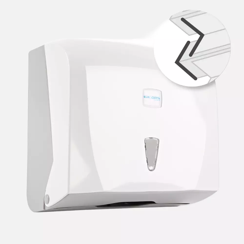 HygoClean 88836, V/ZZ-fold Plastic Hand Towel Dispenser, image 1
