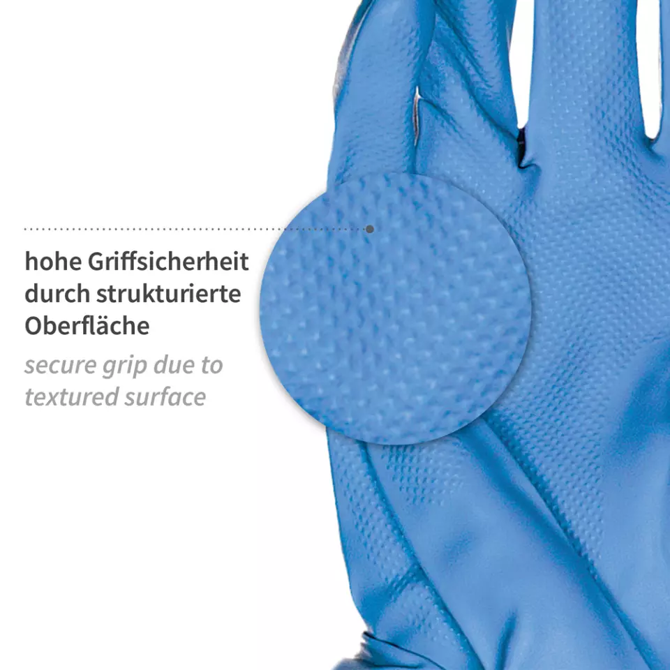 HygoStar 266001, Professional Nitrile Chemical Protection Gloves, image 2, gallery thumbnail