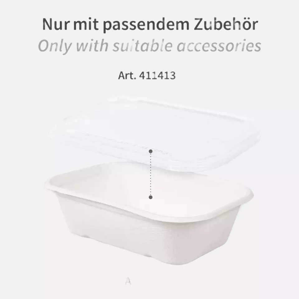 NATUREStar 41143, Casa Organic Trays, 175 x 120 x 50 mm, 650 ml, image 4, gallery thumbnail