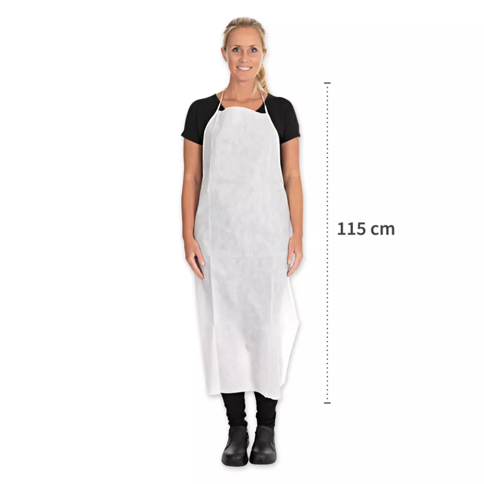 HygoStar 2019, Disposable PP, CPE Coating Aprons, 90 x 70 cm, Black, image 5, gallery thumbnail