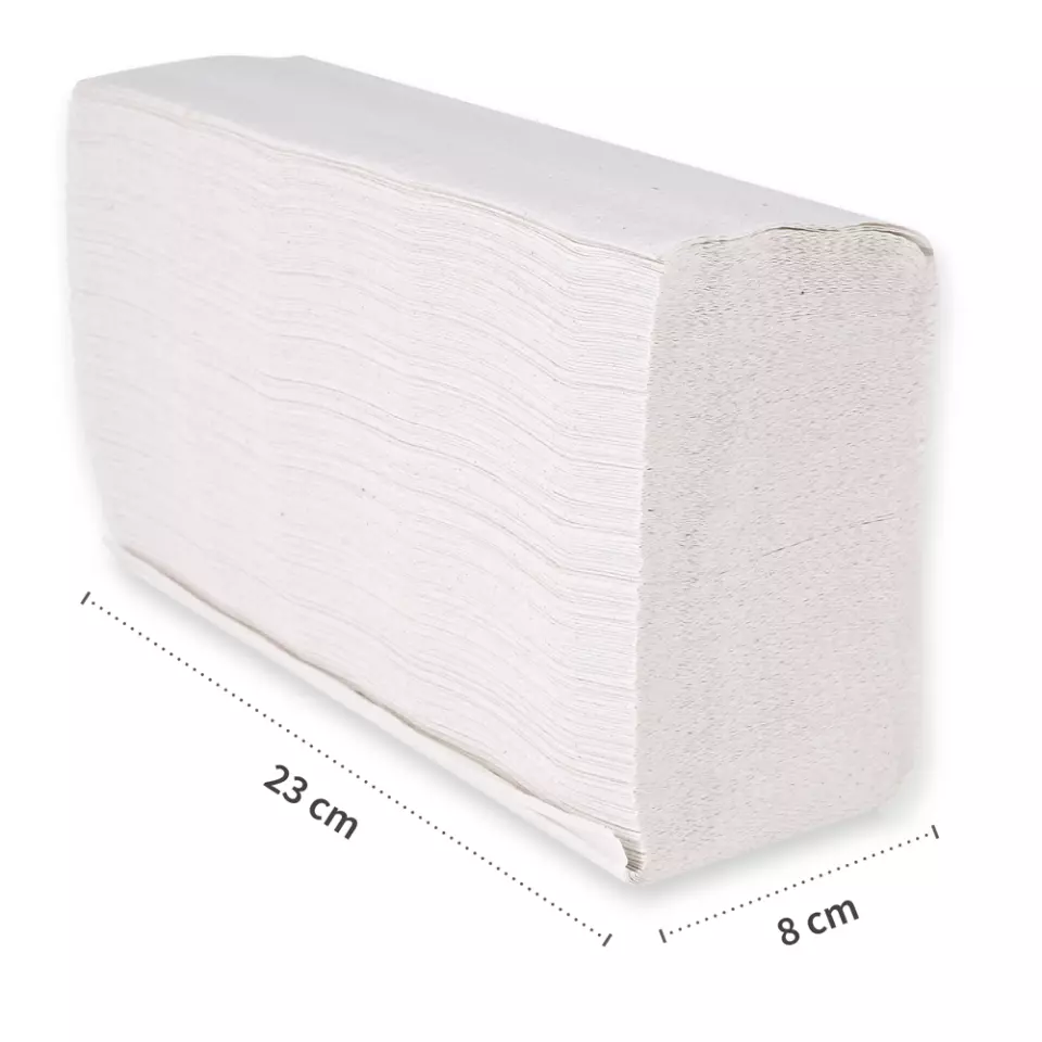 HygoClean 30409, 2-Ply Recycled Paper Towels, Interfold, White, image 2, gallery thumbnail