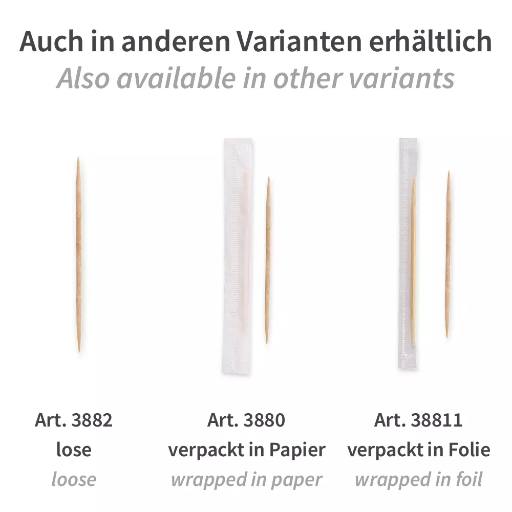 NATUREStar 38813, Organic Wood Toothpicks, 65 mm, Loose in Plastic Dispenser, image 4
