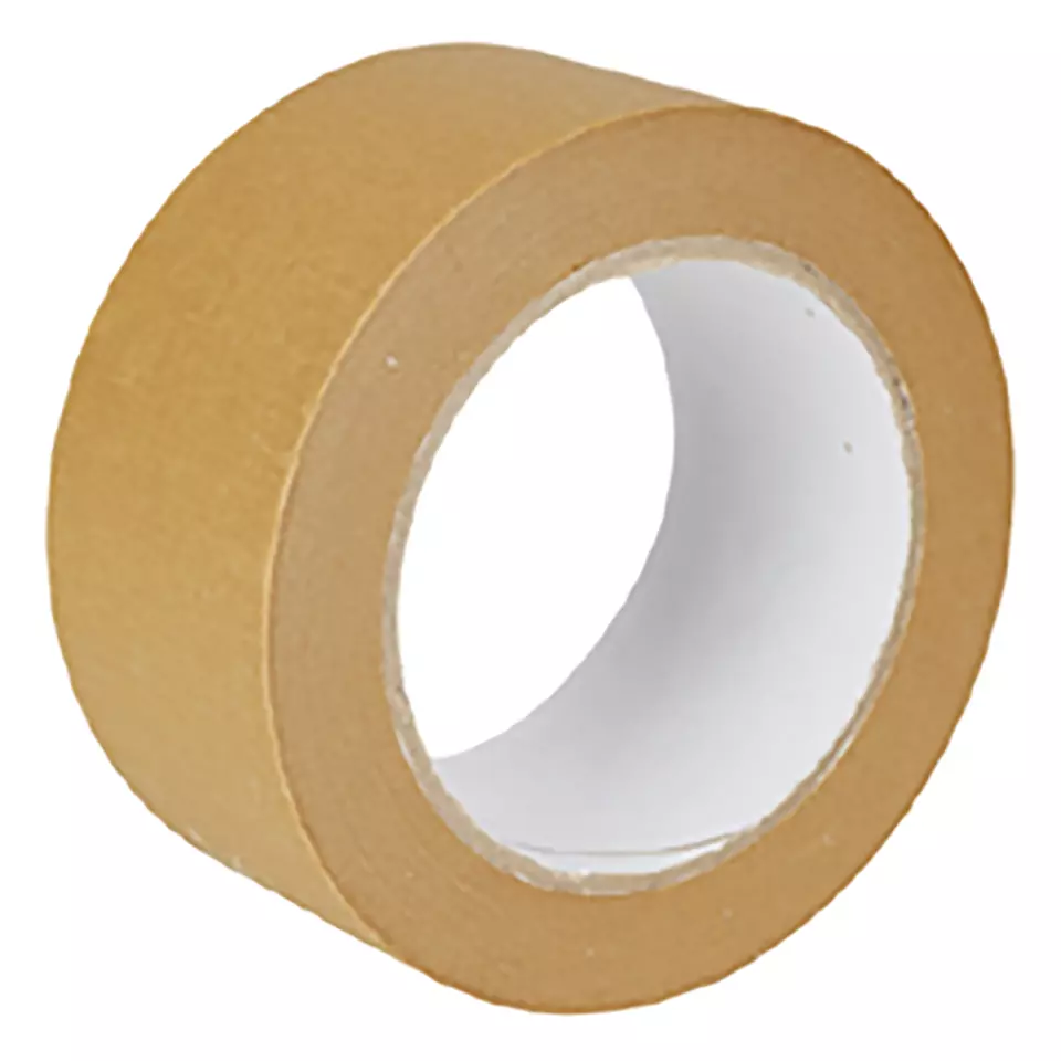 Franz Mensch 952009, Natural Rubber Paper Packaging Tape, Brown, image 1, gallery thumbnail