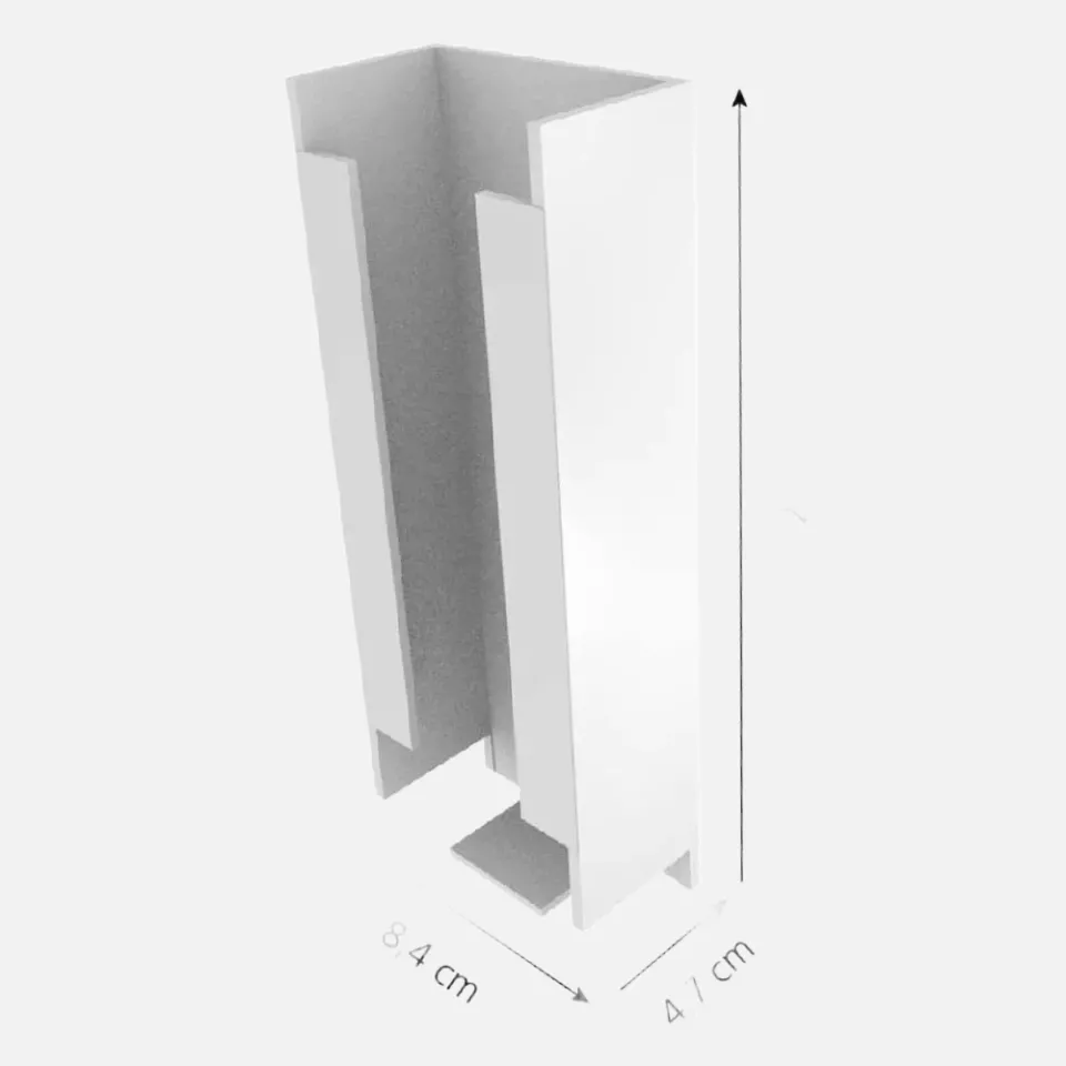 HygoStar 88935, Stainless Steel Dispenser Holder for Paper Face Masks, image 2, gallery thumbnail